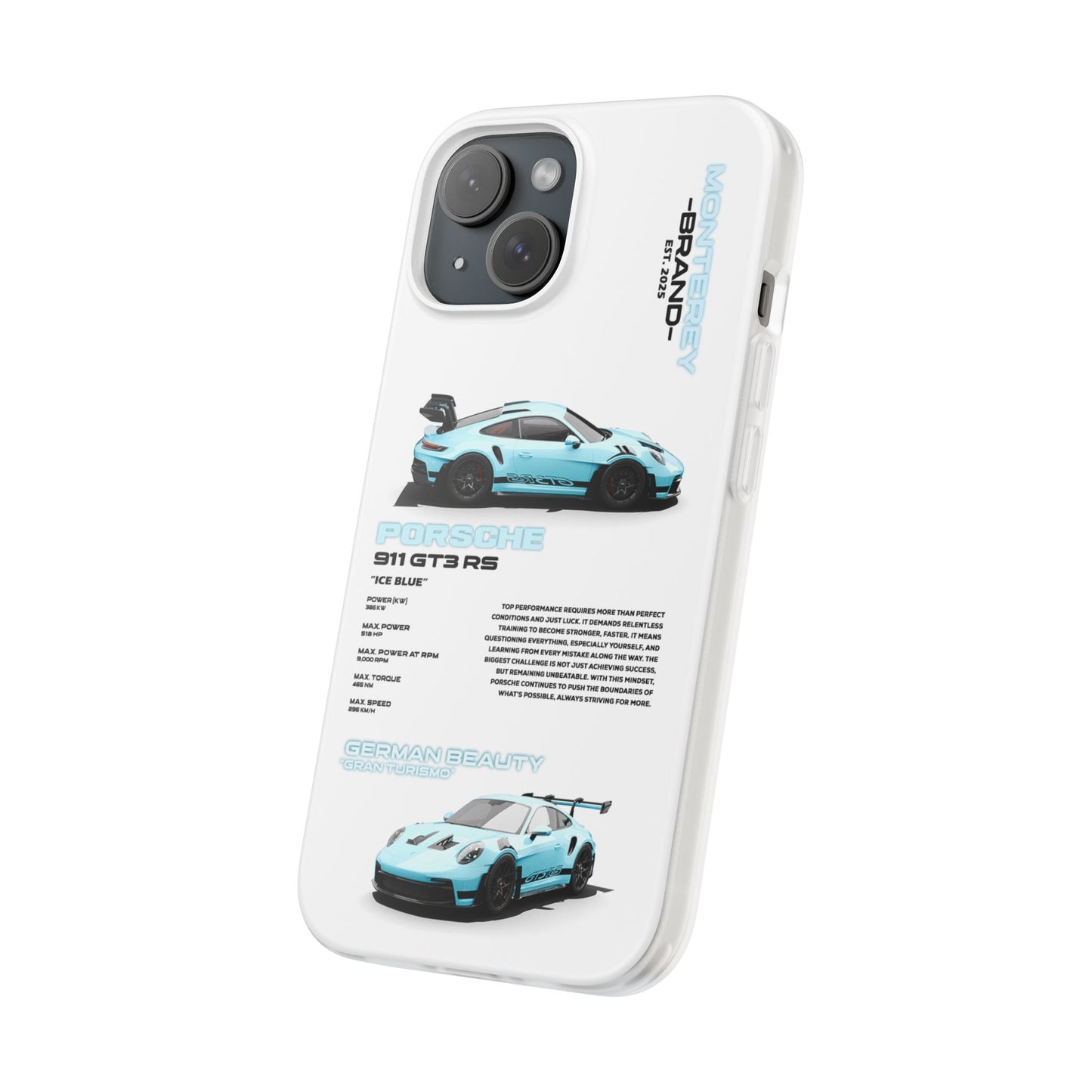 Blue Porsche 911 GT3 RS