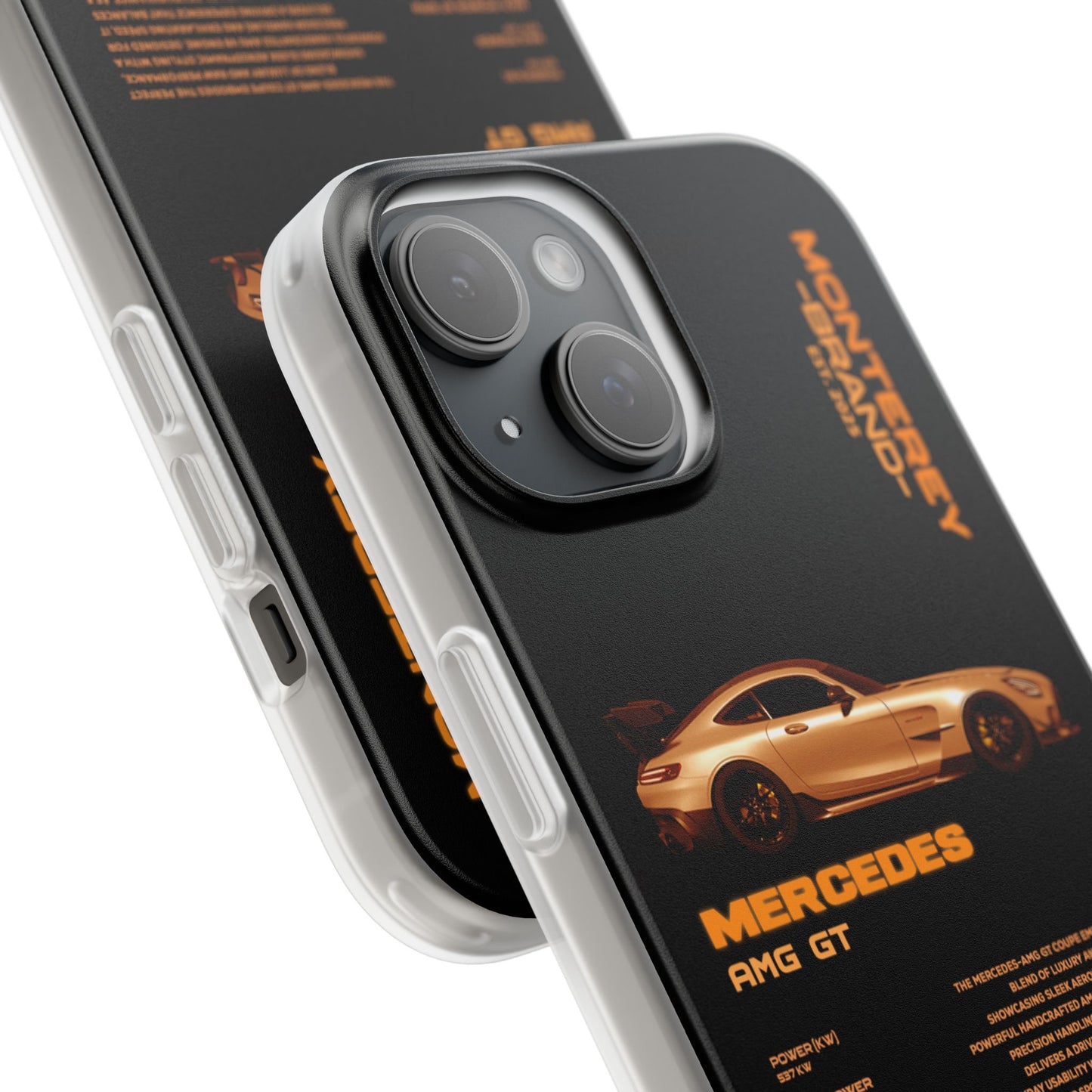 Orange Mercedes AMG GT