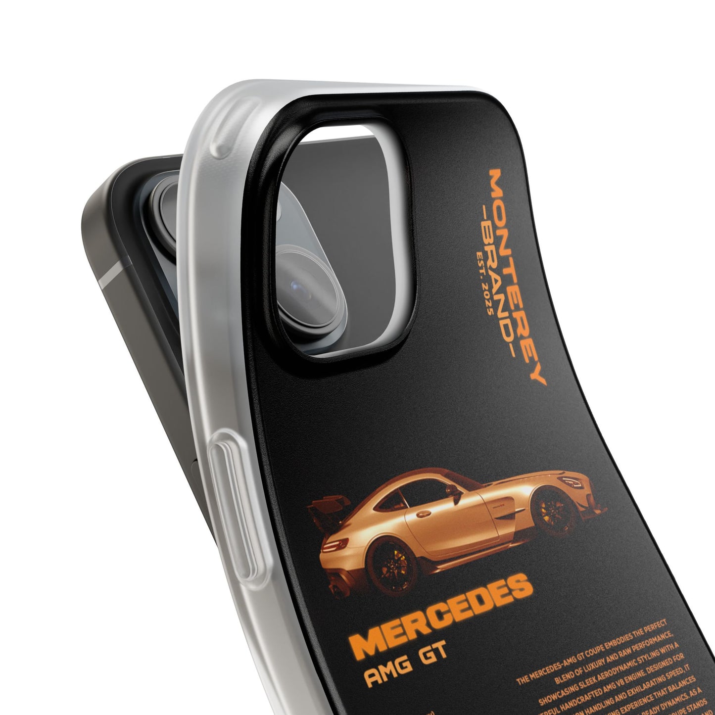 Orange Mercedes AMG GT