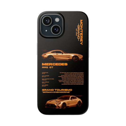 Orange Mercedes AMG GT