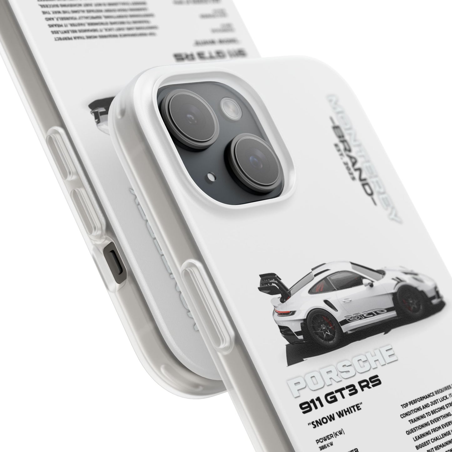 White Porsche 911 GT3 RS