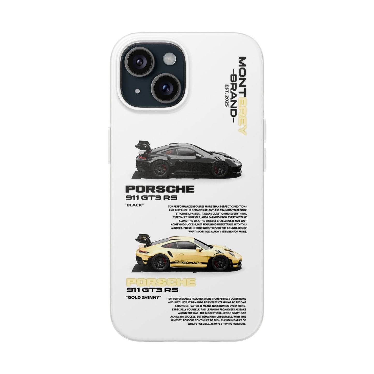 BLACK X YELLOW Porsche 911 GT3 RS