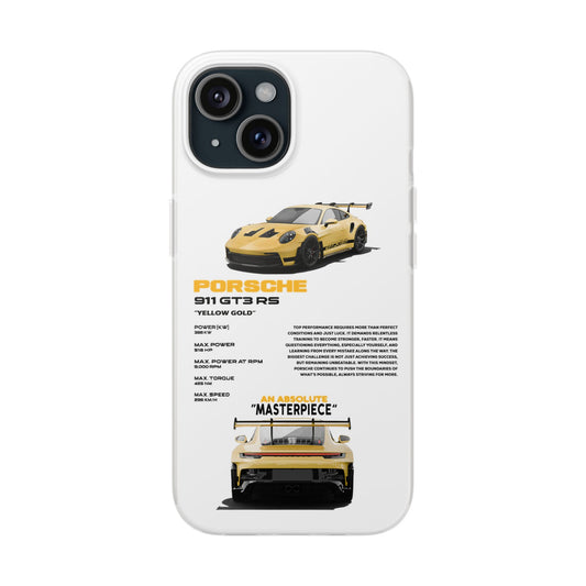 Yellow Porsche 911 GT3 RS