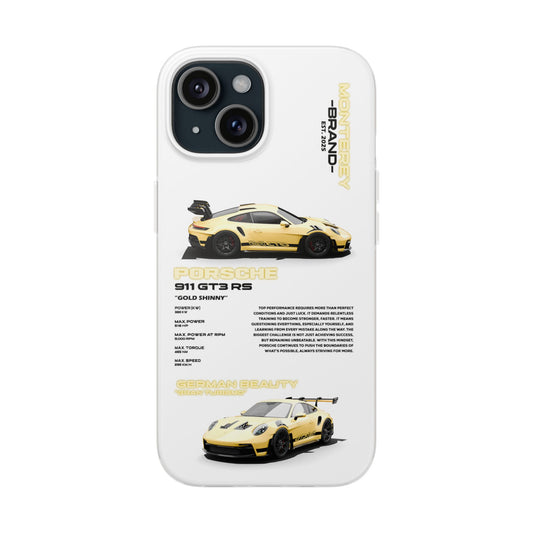 Yellow Porsche 911 GT3 RS
