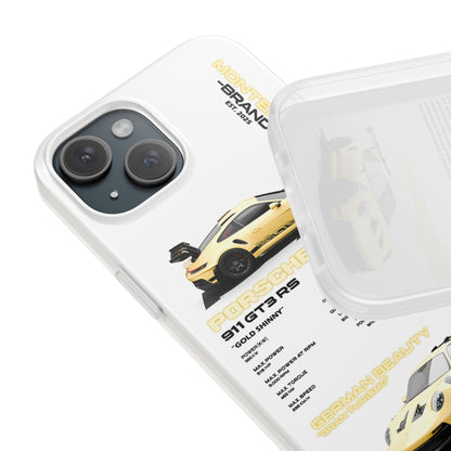 Yellow Porsche 911 GT3 RS