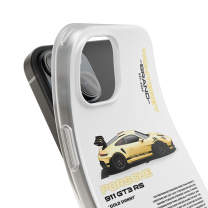 Yellow Porsche 911 GT3 RS